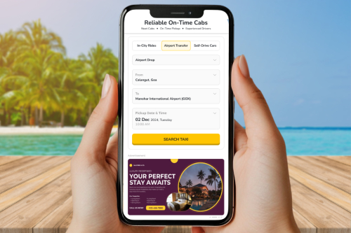 Seema Cabs Goa on smartphone